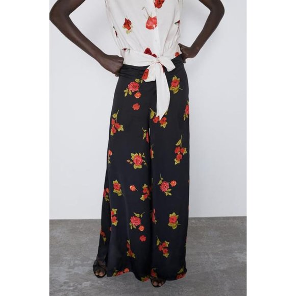 ZARA Floral Rose Pattern Top Summer Fun Print Date - Picture 4 of 8